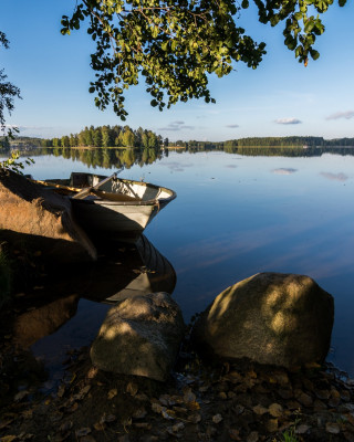 Tuomiojärvi ja vene