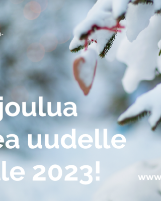 Hyvää joulua ja onnea uudelle vuodelle 2023!